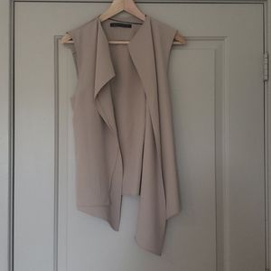 Zara asymmetric vest